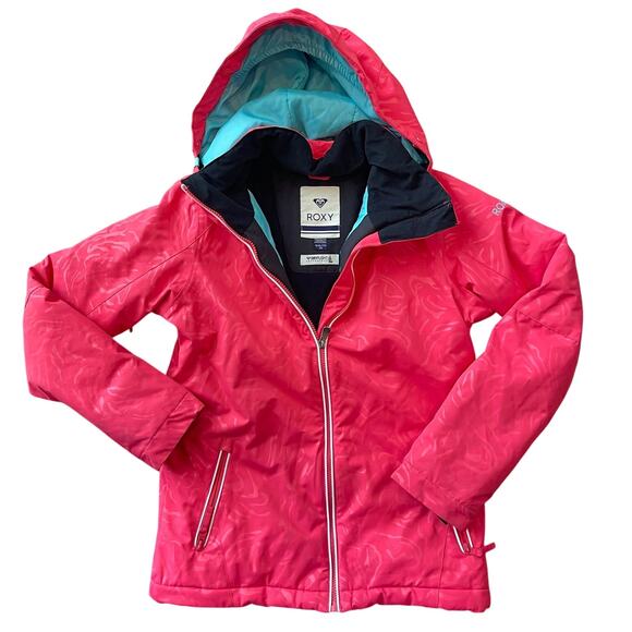 Roxy Girls American Pie Jacket Pink Ski Snowboard Winter Snow Jacket XXL 16 - Picture 1 of 12
